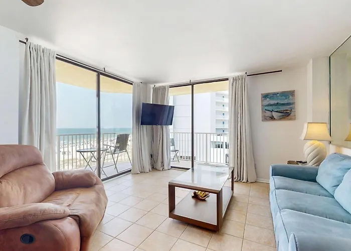Beachfront With Pool Private Balcony & Washer And Dryer * Gulf Shores